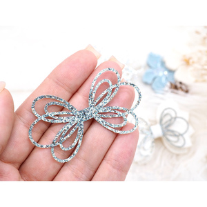 Серединка ажурная из блестящего материала